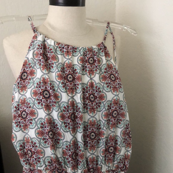 Fun floral jumpsuit Purple Snow size large - Picture 2 of 9